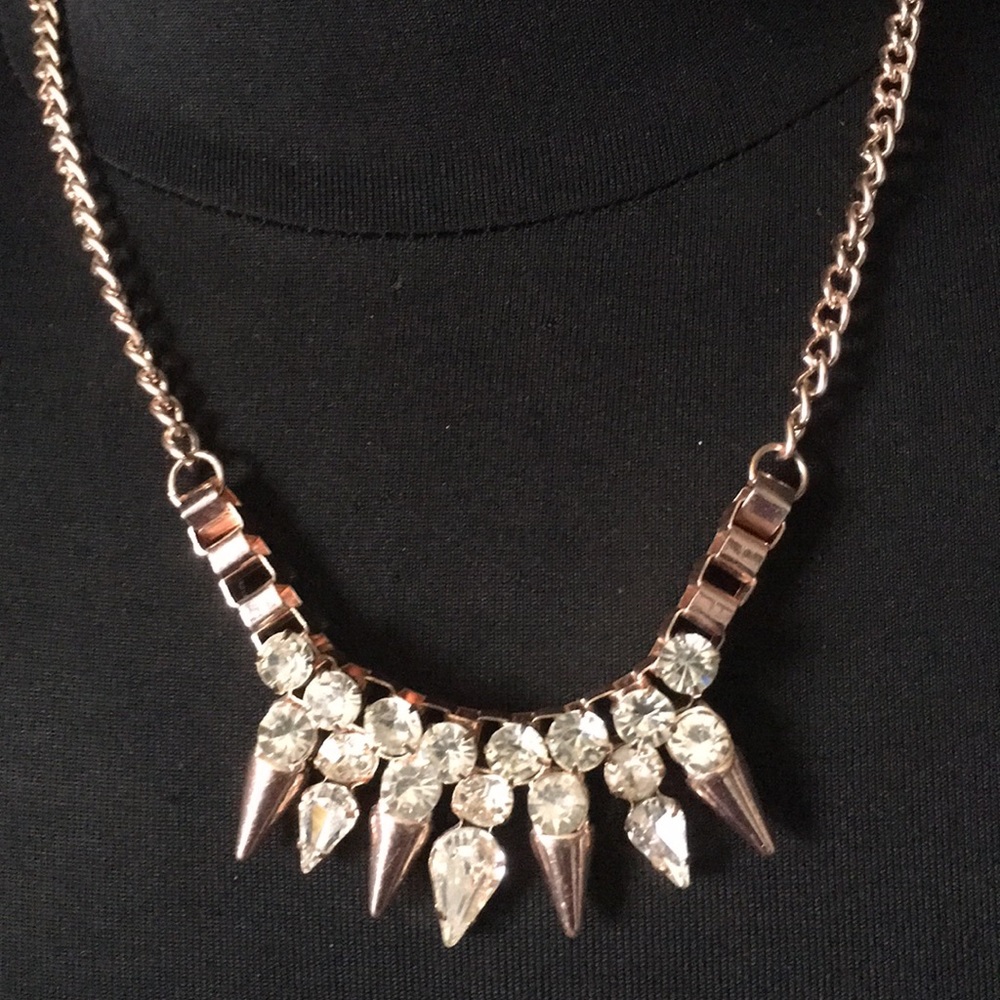 ❤️Rose Gold Statement Necklace